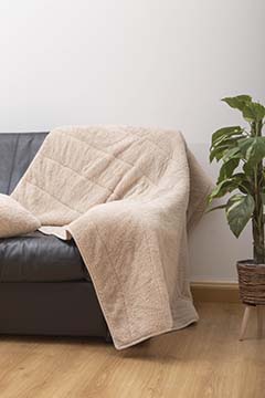 MANTA SHERPA KARAMELO MOUTON