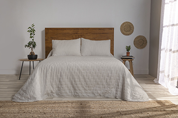 COLCHA KARAMELO MARTINA