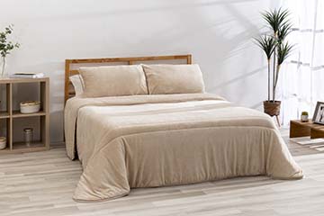 EDREDON KARAMELO SHERPA YARA