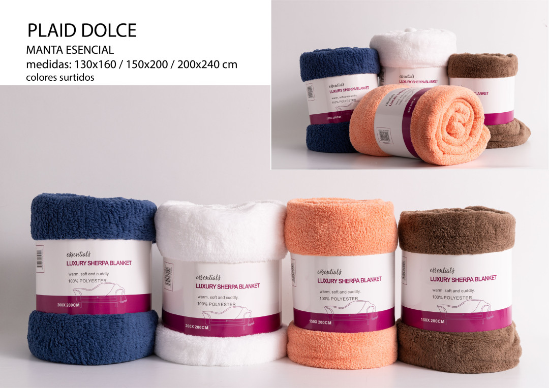 MANTA SHERPA DOLCE ESENCIAL STOCK